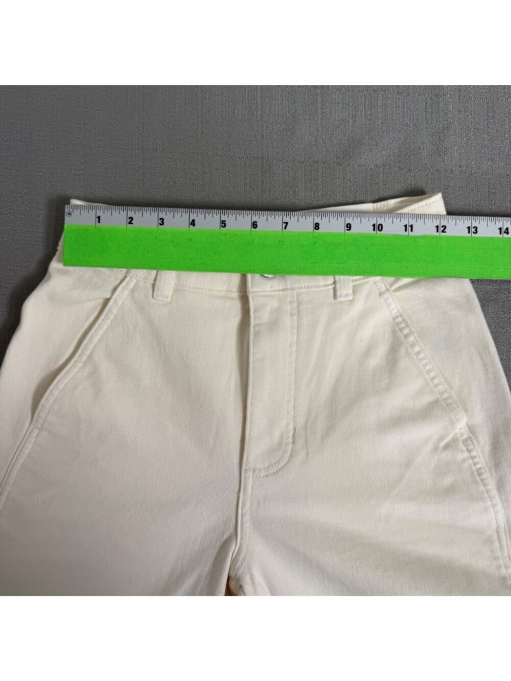 Everlane Women's Bone Organic Cotton Barrel Utility Pants Size 00 Ankle Relaxed - Picture 8 of 16